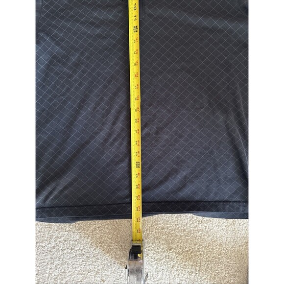 Lacoste Long Sleeve Black Diamond Pattern Polo Crocodile 5191L | Men’s 5 (Large) - Picture 7 of 9